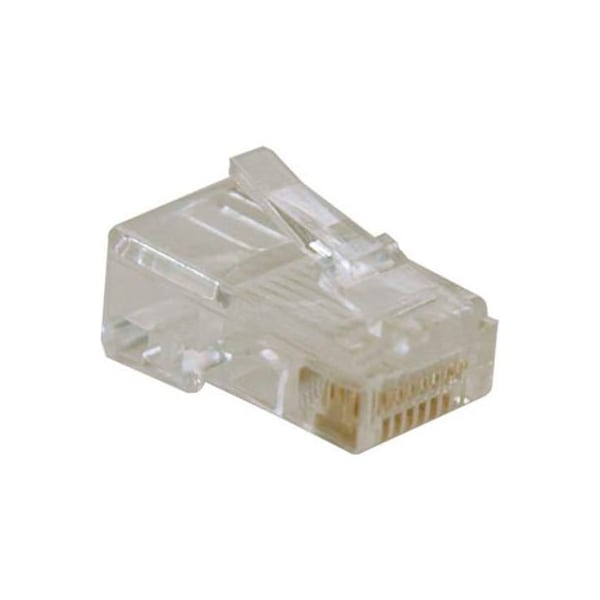 Tripp Lite Tripp Lite 10PK RJ45 Plugs Solid Stranded Conductor 4-pair Cat5e Cat5 Cable N030-010 - main